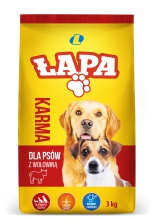 Karma dla psow z wołowiną Łapa