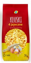 Makaron Kluski 4 jajeczne, wałkowane