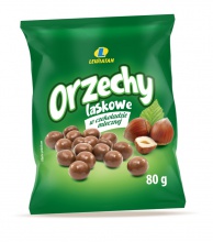 Orzechy laskowe w czekoladzie mlecznej 