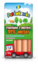 Parówki z indyka