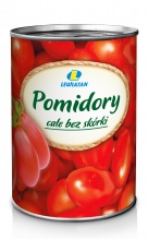 Pomidory całe bez skórki