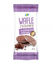 Wafle ryżowe w czekoladzie mlecznej 