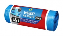 Worki na śmieci bardzo wytrzymałe 35 l