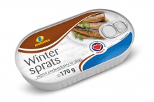 Szprot podwędzany w oleju Winter Sprats